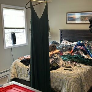 Beautiful formal green dress